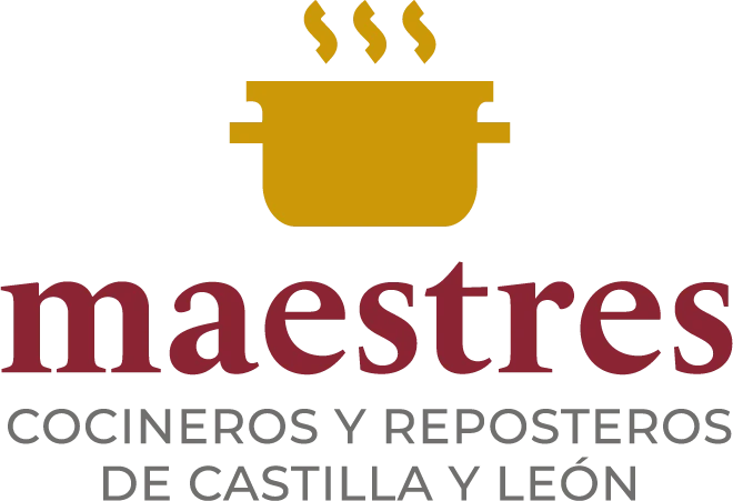 logo-maestres-vertical logotipo de la asociacion maestres cocineros y reposteros de castilla y león